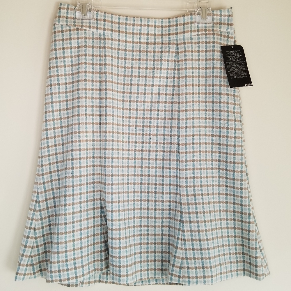 H&M Dots Skirt Sz 6 NWT